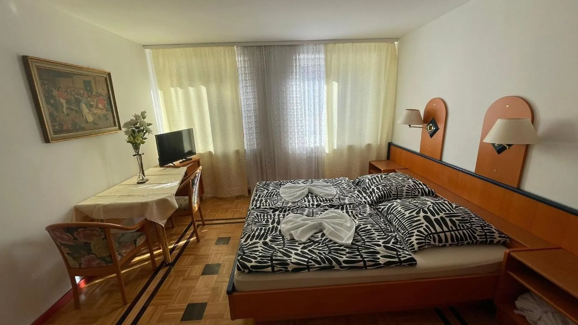 נירנברג Pension Doppelbett Zimmer 12 גרמניה
